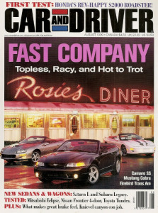 CAR & DRIVER 1999 AUG - ELISE,KENYON,CONVERTIBLE FIGHT